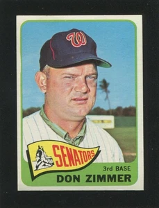 #233 DON ZIMMER, Senators - 1965 Topps: NM, pack fresh, great gloss 221667e - Picture 1 of 3