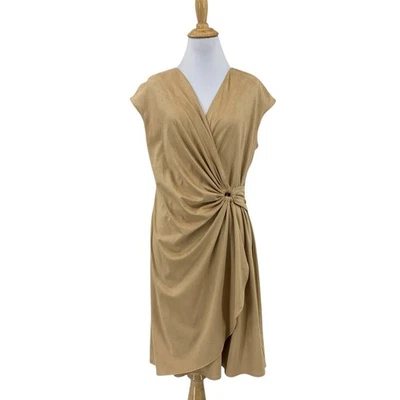 Vestido Tommy Bahama Mujer M Mediano Clara Salina Arenas Imitación Gamuza Anillo Reunido Foto 1 de 4