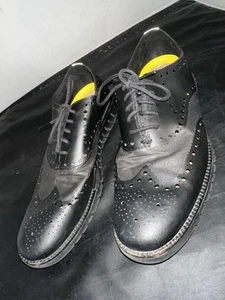 Zapatos Oxford Cole Haan ZeroGrand Sin Puntada Triple Negro C12973 Para Hombre Talla 10.5 M - Imagen 1 de 14