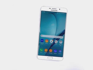 Samsung Galaxy A9 Pro 2016 4G White 32GB Dual SIM Unlocked Cracked Screen 605 - Picture 1 of 24