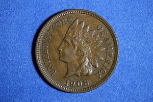 1908 Indian Head Cent #M24560 - Bild 1 von 2