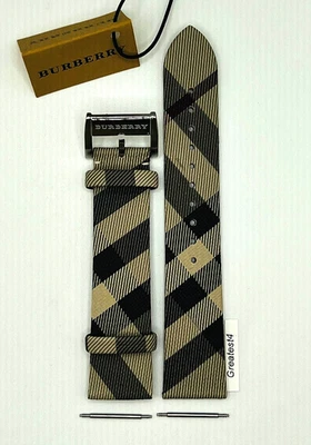 Nueva correa de repuesto Burberry para BU9023 multicolor con hebilla 20 mm Foto 1 de 4