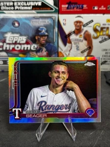 2025 Topps Chrome - #24 Corey Seager Image Variation Refractor - Picture 1 of 2