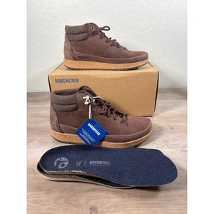 Birkenstock Honnef High Roast Nubuck Normal Width Men's Boots Size 42 US 9 NIB - Imagen 1 de 7