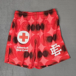 Pantalones Cortos Eric Emanuel X Cruz Roja Americana Para Hombres Múltiples Tallas Rojo Raro NUEVO - Imagen 1 de 10