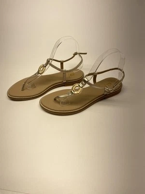 Bruno Magli Jenna Sandals Womens Size 8.5 Leather Flat Summer Shoes - Image 1 of 4