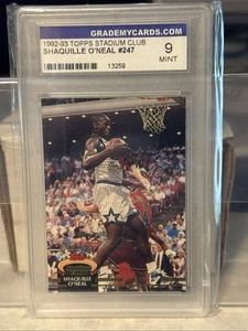 Clasificado Como Nuevo 9 - 1992-93 Stadium Club #247 Shaquille O'Neal Novato, Orlando Magic - Imagen 1 de 4