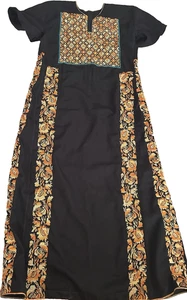 Vintage Palestinian Tradition hand _embroidered thobe Flipped sleeves - Hebron - Picture 1 of 19