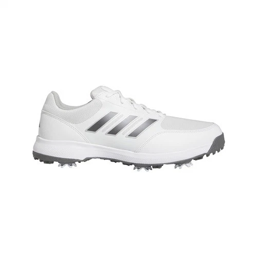 adidas Tech Response 3.0 Golf Shoe White/Silver/Met #GV6888 Med Size 11.5