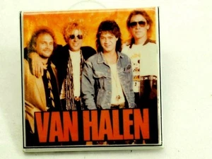 Van Halen '84 Canadian Square Souvenir Pinback Button 1.5" VH21 - Picture 1 of 4