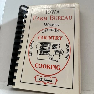 Iowa Farm Bureau Women Country Cooking Cookbook  75 Year Edition - Picture 1 of 6