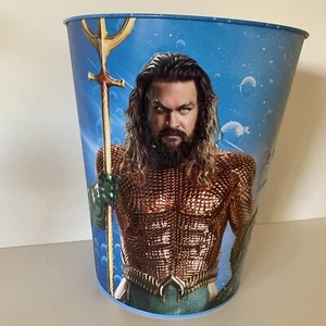 Aquaman Jason Momoa & The Lost Kingdom secchiello di latta cinema promo esclusiva - Foto 1 di 14