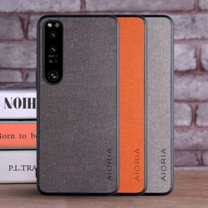 Case for Sony Xperia 1 10 5 IV 1 10 5 III Ace 2 XZ3 XZ4 Pro-I Textile case cover - Picture 1 of 17