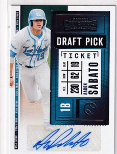 2020 PANINI CONTENDERS AARON SABATO DRAFT RC ROOKIE AUTOGRAPH AUTO