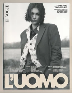 L'UOMO VOGUE ITALIA May 2020 Peter Lindbergh KAIA GERBER Anja Rubik TRANSGENDER - Bild 1 von 10