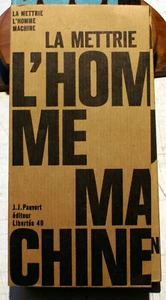 LA METTRIE/L'HOMME MACHINE/ED JJ PAUVERT/COLL LIBERTES/N°40/1966/NEUWERTIG - Bild 1 von 1
