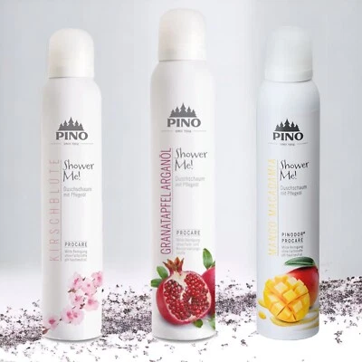 Pino Shower Me! Duschschaum mit Pflegeöl Duschbalsam 3 x 200 ml 41,65€/1000ml