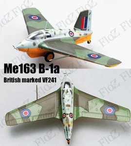 British captured Me163 B-1A Komet RAF VF241 1/72 finished plane Easy model - Picture 1 of 5