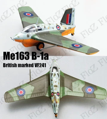British captured Me163 B-1A Komet RAF VF241 1/72 finished plane Easy model - Image 1 of 4