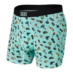 Saxx Mens Vibe Boxer Brief Mint Remote Island S (30-32) - Picture 1 of 3
