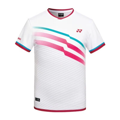 Camisetas de bádminton para hombre YONEX 24S/S ropa deportiva camiseta blanca nueva con etiquetas 241TS039M Foto 1 de 4