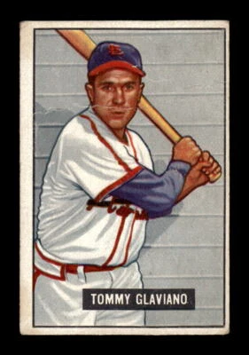 1951 Bowman Baseball #301 Tommy Glaviano RC Very Good St. Louis Cardinals - Image 1 of 2