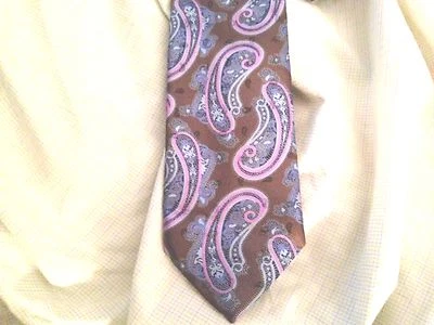  ERMENEGILDO ZEGNA MENS 100%SILK TIE HAND MADE IN  ITALY   - Image 1 of 3