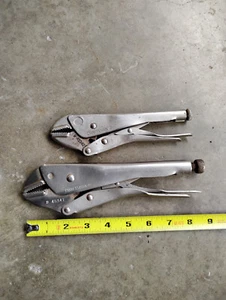 Craftsman Vise Grip Locking Pliers Straight Jaw 9 45341 & 45342 - Picture 1 of 8
