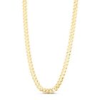 14K Yellow Gold 9.5mm Modern Lite Edge Chain with Box (Both Side Push) Clasp