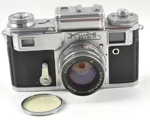 Kiev Soviet USSR rangefinder camera w/ Jupiter Lens - Picture 1 of 6