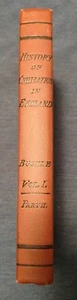 1913 History of Civilization in England by H.T. Buckle Volume I, Part II - Picture 1 of 4