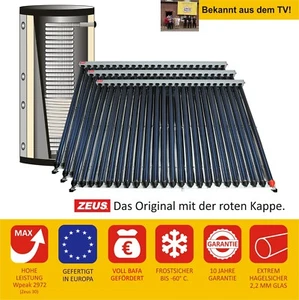 🔥 Heizung Set Warmwasser Heizungsunterstützung Solaranlage Komplettset Heatpipe - Bild 1 von 7