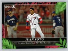 2022 TOPPS X JUAN SOTO #51 JUAN SOTO  WASHINGTON NATIONALS