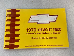 OEM Maintenance Owner's Manual Bound for Chevy Truck 10-30 Series 1970 - Picture 1 of 6