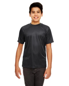 UltraClub 8420Y Youth Polyester Cool & Dry Sport Performance Interlock T-Shirt - Picture 1 of 21