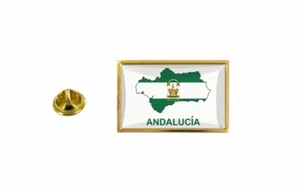 Anstecknadeln Pin Badge Pin's Flagge Land Karte Spanien Provinz Andalusien Andalusien - Bild 1 von 1