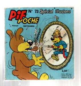 Pif Poche n°73. Vaillant septembre  1971. Complet (EF3). - Imagen 1 de 1