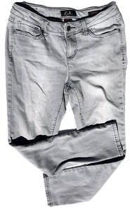 Earl Jeans Skinny Women’s Size 6 Stretch Waist Denim Gray Style Comfort - Picture 1 of 6