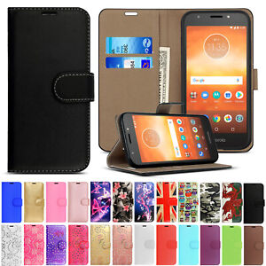 Premium Leather Case For Motorola Moto E6s E6 E5 E4 G8 G4 Plus Flip Wallet Cover