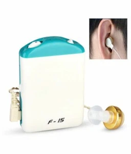 Axon F 15 Pocket Hearing Amplifier Suitable for Moderate Loss Adult And Senior. - Picture 1 of 4
