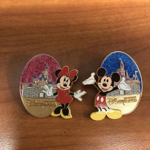 HKDL Hong Kong Disneyland Figur Schloss Mickey & Minnie Mouse Disney Pin - Bild 1 von 2