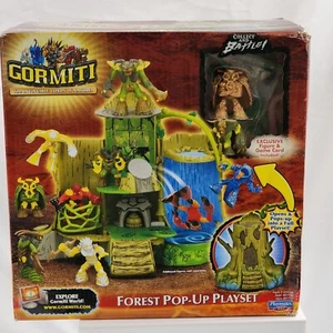 Gormiti Forest Pop-Up Playset W Exclusive Gold Figure New Sealed 2010 Rare - Picture 1 of 9