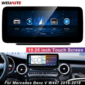10.25'' Car Linux Screen Wireless Carplay Radio Navi For Benz V W447 2016-2018 - Picture 1 of 12