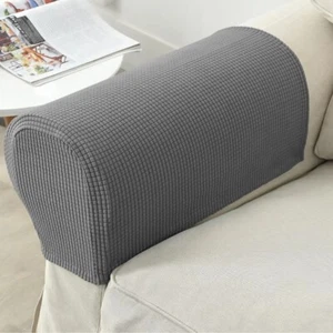 2PCS Removable Armrest Covers Arm Chair Stretchy Chair Sofa Couch Arm Protector - Picture 1 of 14
