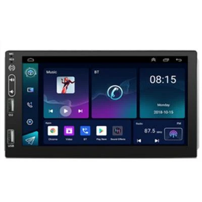 Car Stereo GPS Radio Player Audio 2 DIN 7in Touch Screen Android 10 Mirror Link — 第 1/4 张图片