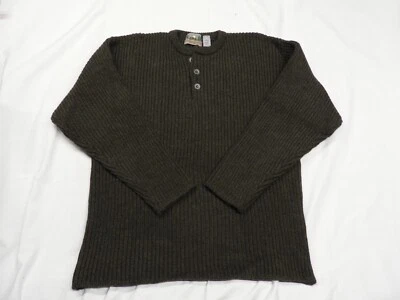 EMS Eastern Mountain Sports - Heavy Wool Sweater Men's - Large - Vintage - Brown - Image 1 of 4