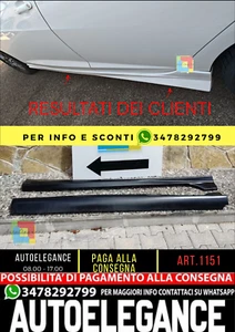 ⭐SEAT IBIZA 6J 2008-2018 5 PORTE MINIGONNE LATERALI SOTTO PORTA FR ABS /PLASTIC⭐ - Foto 1 di 9