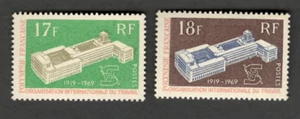 1969 France Sc# 251-52 Organisation Internationale du Travail - MNH stamps Cv$24 - Picture 1 of 1