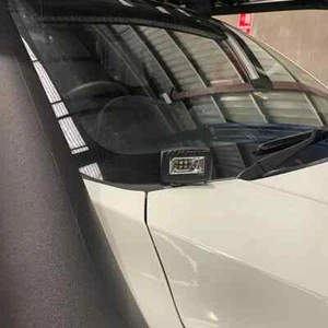 Fits 2019-2022 MR Triton Bonnet Hinge Ditch Light Bracket Pair - Picture 1 of 3