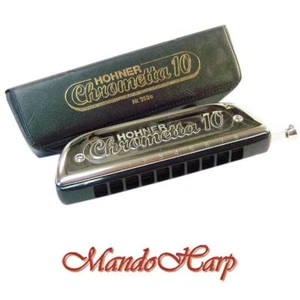 Hohner Chromatic Harmonica - 253/40 Chrometta 10, 10 hole, 40 reed, Key of C NEW - Picture 1 of 2